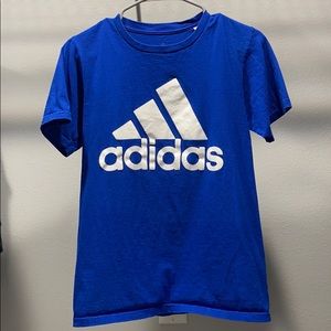 Blue and Black Adidas T-shirts
